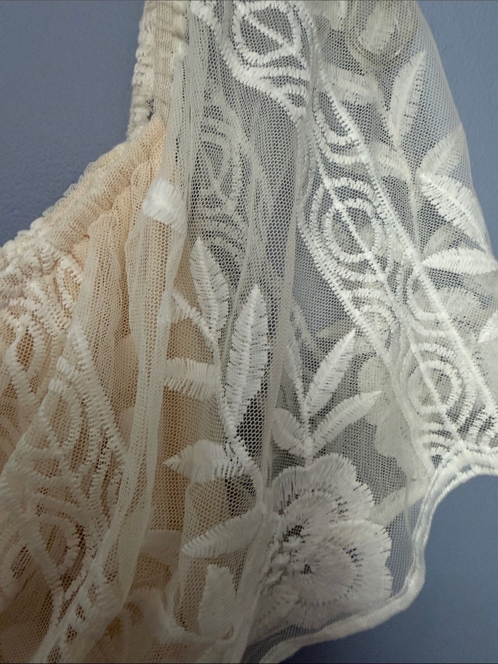Baltic Born Leon Off Shoulder Maxi Dress Boho Bridal Lace Maternity Sz M NWT - Picture 6 of 13